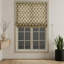 Store romain imprimé bloc - luxe fait à la main, Kirti, brun-1489659151