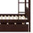 Bunk Bed With Trundle, Featuring Ladder And Safety Guardrails-597630358