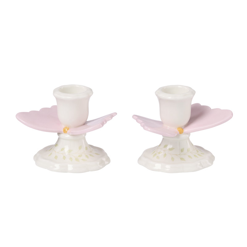 Lenox Butterfly Meadow Candlestick Holders, Set of 2