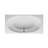 Delray 84" x 42" Drop In Air Acrylic Bathtub-60883135