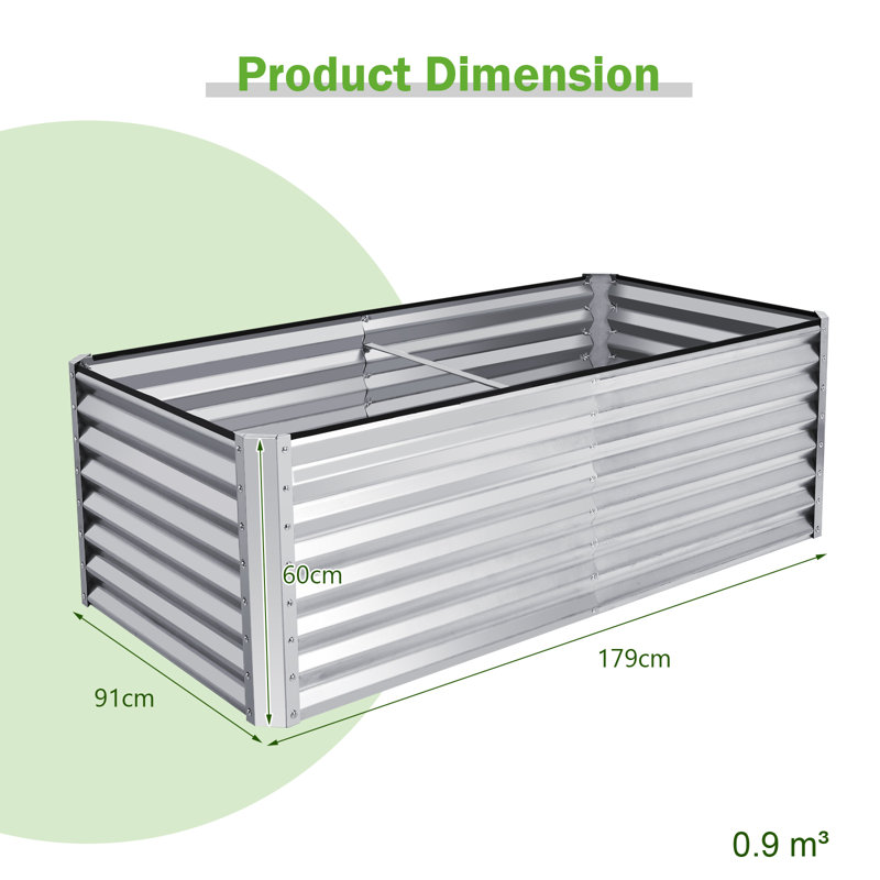 Adelya Outdoor Raised Garden Bed