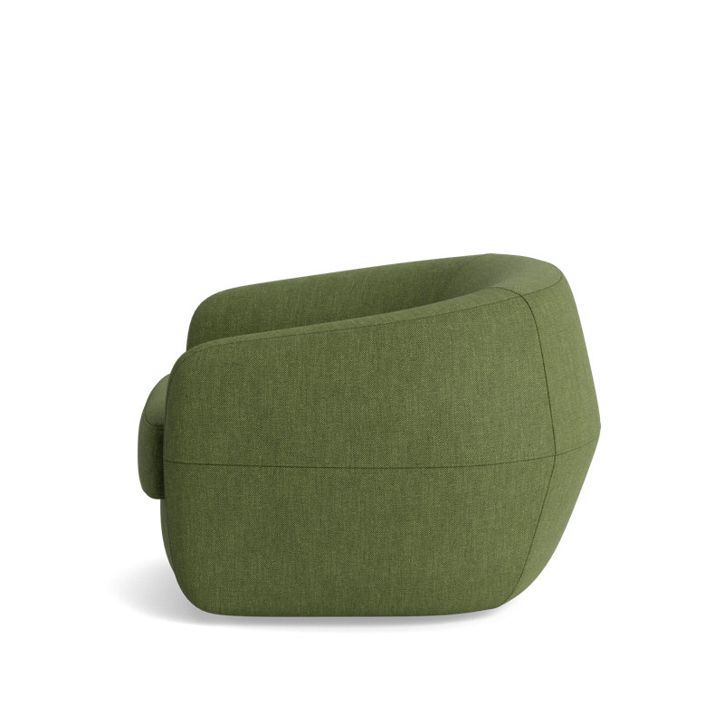 Elaine Swivel Chair, Performance Weave - Basil