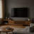 Modern TV Stand, Retractable TV Cabinet up to 103 Inches, 5 Storage Spaces, Fits Flat Screen TVs