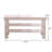 Solid Wood Shoe Bench In White - Strong And Practical Desk Finish Strong, Shelved, Easy Assembly-711411407