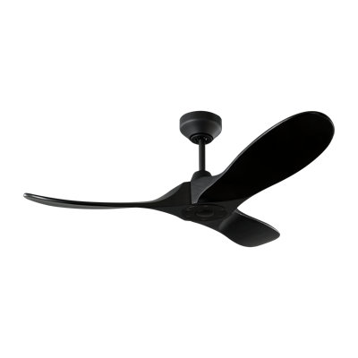 Visual Comfort Fan Maverick Smart 44 Indoor Ceiling Fan with Threaded Downrod, Dark Walnut blades and Handheld Remote