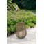 Lanterne en rotin de poly 7,9 x 7,9 x 10,6 po avec bougie blanche DEL-1462491230