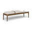 Banc rembourré en tissu texturé beige Nara-1709390210-1709390208
