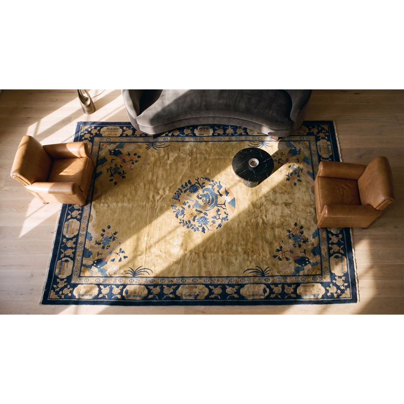 Tapis antique antique de Pékin