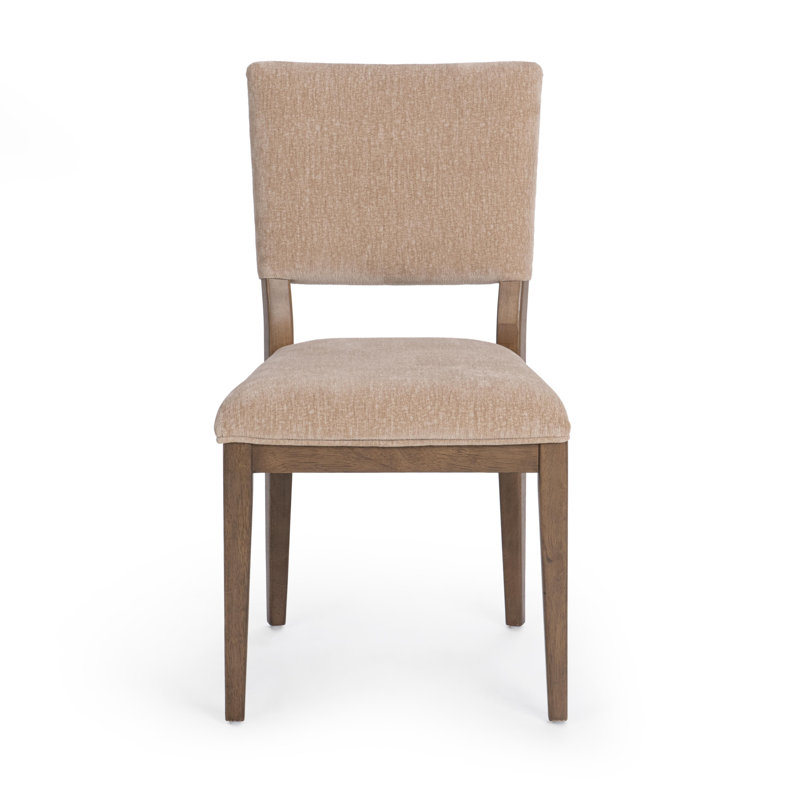 Arima Upholstered Dining Chair, Brown, Wheat Husk