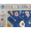 Tapis bleu marine unique de 9 pi x 12 pi 1 po