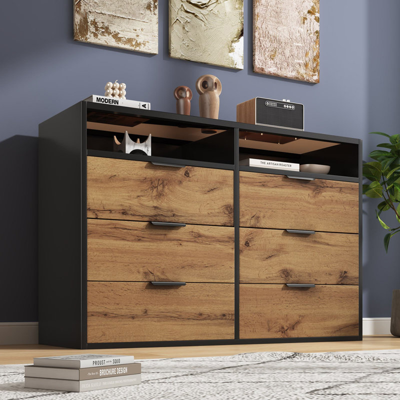 Sideboard Cabinet with Storage Drawers and Shelves