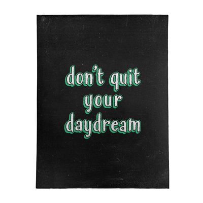 Quotes Chenille Indoor Rug