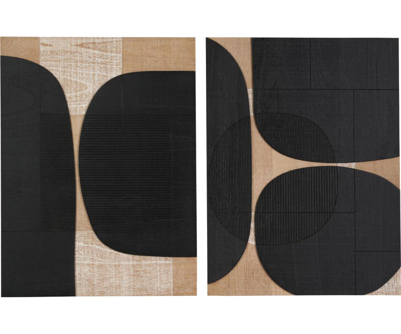 2 Piece No Frame Set on Canvas