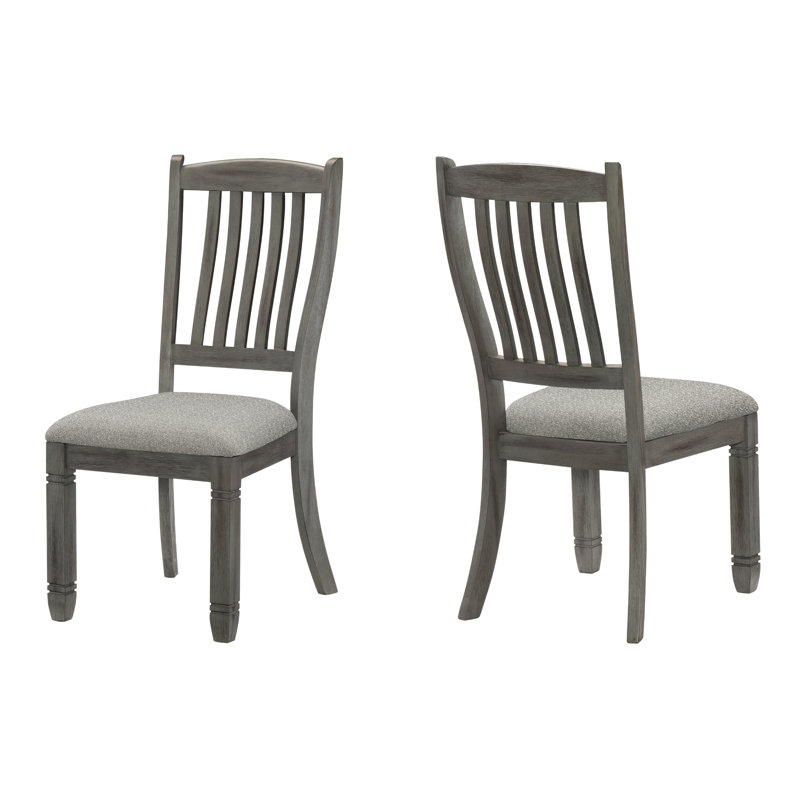 Chaises de salle à manger Dunton, Gris antique