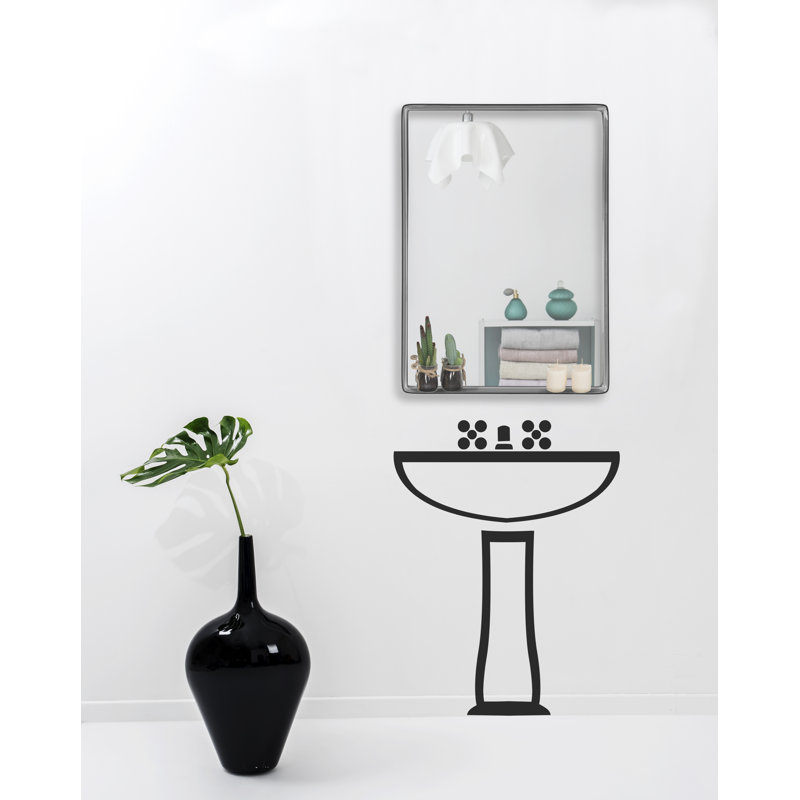 Callender Wall Mirror, Grey