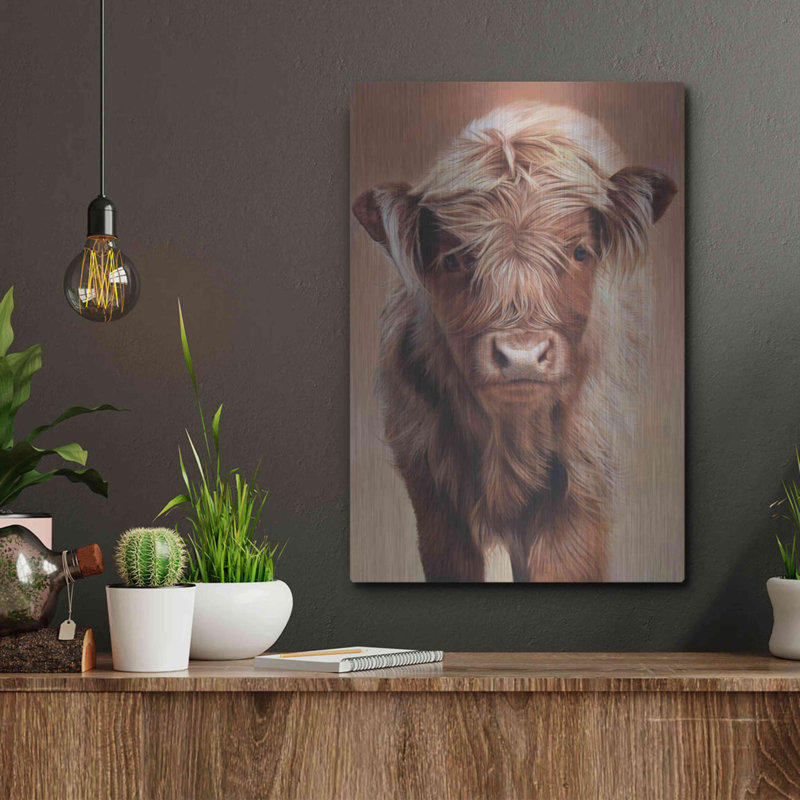 "Angus" par Sam Dolman, H 16 po x l 12 po