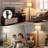Farmhouse Floor Lamp With Linen Shade - 60" Vintage Standing Lamp With Color Temperatures, Dimmable LED Light For Living Room, Bedroom, Office-1063052836-1063052837-1063052839