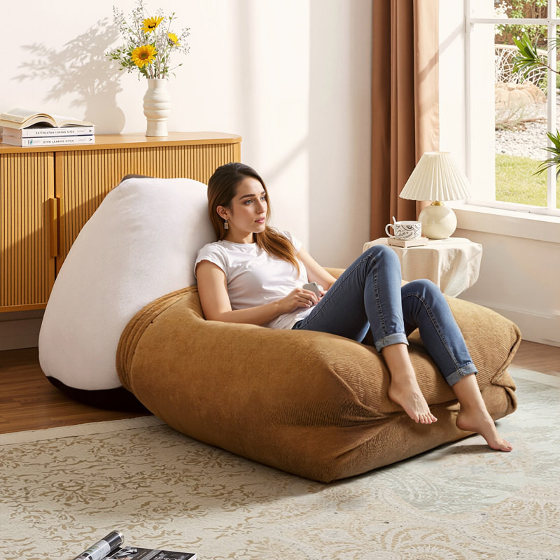 Chenille Refillable Bean Bag Chair