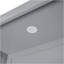 Lit escamotable double pleine grandeur avec tablettes, garde-robe et lumières DEL, gris-1043955883-1043955882