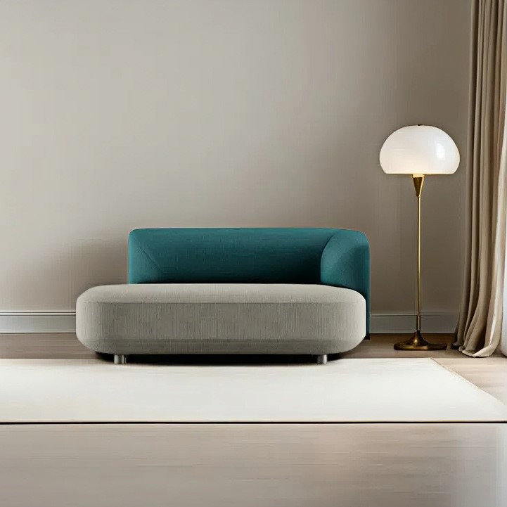 Chaise longue à la mode, simple et créative, Orienté à droite