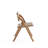 Lambinet Industry Chic Solid Ash Wood Folding Dining Chair in Natural-72064316