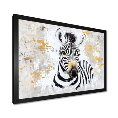 Décoration murale zébrée minimaliste II - Zèbre