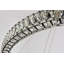 Lustre ovale en cristal 2 lumières Steveson-96795980-96795982