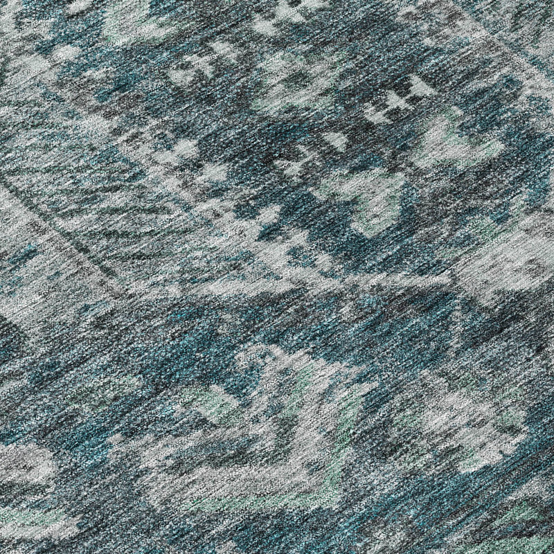 Machine Washable Indoor/Outdoor Earleville ACN2356 Traditional Rug, Rectangle 2'6" x 3'10"