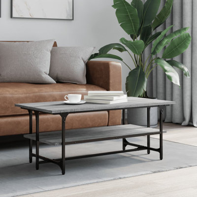Elem Trestle Coffee Table with Storage