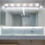 Luminaire de salle de bain en cristal à intensité variable