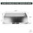 BRUNSTAG 30-Inch 600 CFM 4-Speed Stainless Steel Under Cabinet Convertible Residential Range Hood with LED Lamp