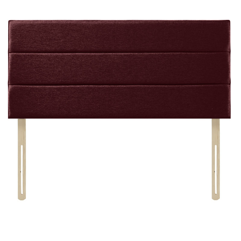 Eri Upholstered Headboard, Kingsize (5'), Plum