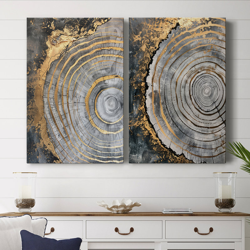 ABSTRACT Series CCXLI-Premium Gallery Wrapped Canvas -Ready to Hang, 18" H x 24" W