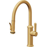 Davoli Pull-Down Kitchen Faucet with Squeeze Sprayer - Low Arc Spout