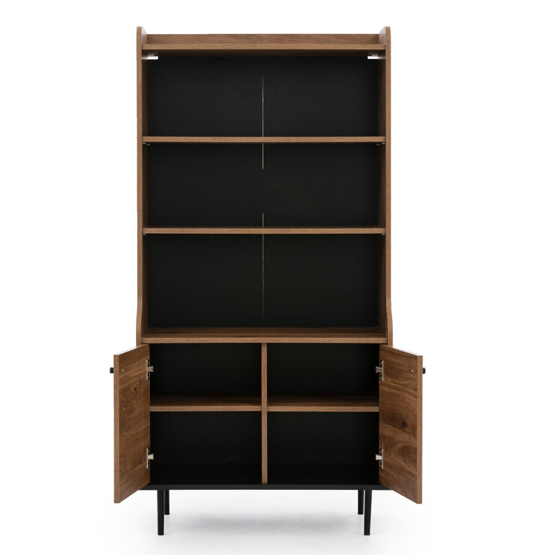 Lokey 160cm H x 80cm W Standard Bookcase