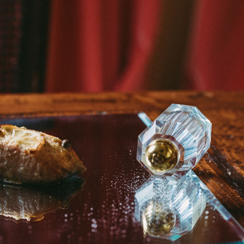 Ensemble salière et poivre Ambrosia Crystal, Transparent