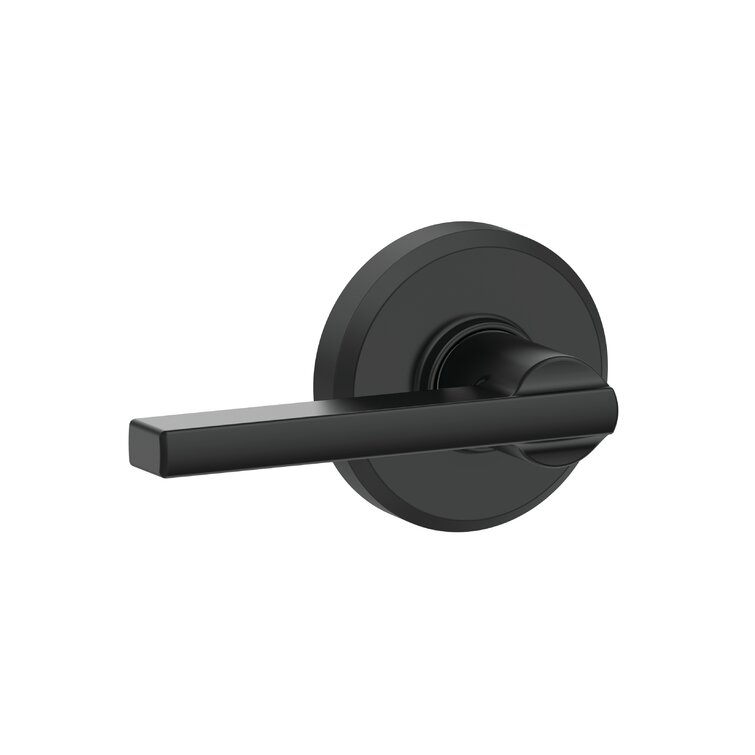 Schlage Accent Passage Lever - Matte Black