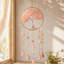Carillon de fenêtre en cristal rose, fenêtre de cristal suspendue, décor de créateur arc-en-ciel, ornement spirituel boho
