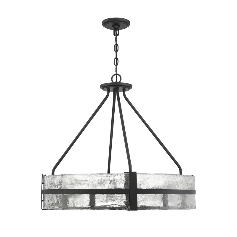 Lustre tambour Brisa Unique, Luminaire suspendu 8 lumières