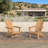 Chaslynn Set of 2 Premium Grade A Solid Teak Adirondack Chairs, All-Weather Heavy-Duty Patio Armchairs for Poolside & Garden, 440lbs Capacity