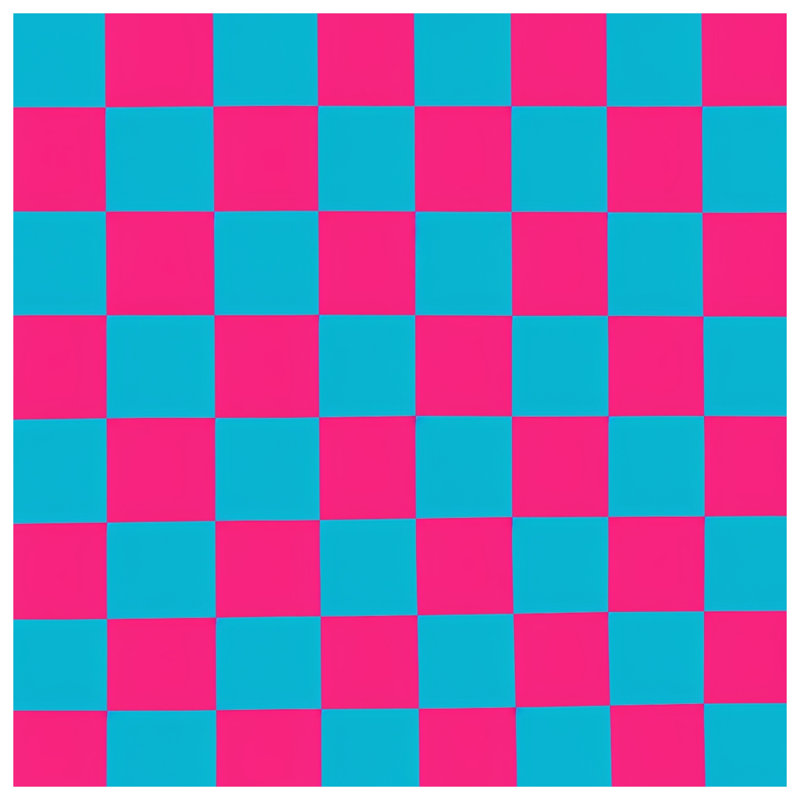 Pink Blue Checkered Blankets, 50in W x 60in H