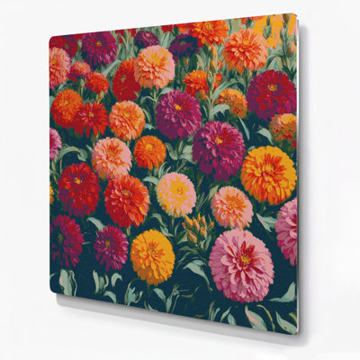 Art mural Botanical Zinnias