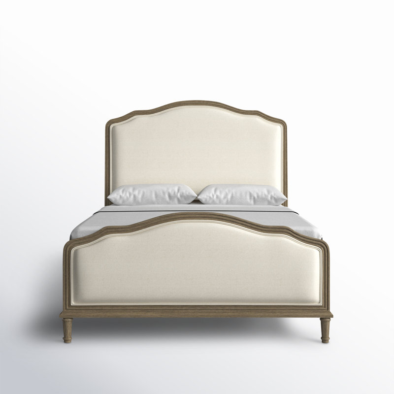 Watson Upholstered Panel Bed, Studio Gray, Queen