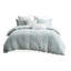 Full/queen Size Cotton Duvet, Stripe And Reverse With Inside Tie Design 3 Piece Bedding For Full/queen, Diamond Print Corner Ties