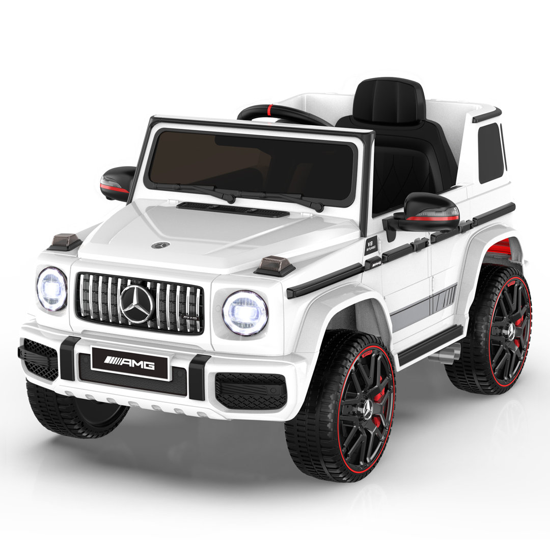 ARBELI 12V Powered Ride on Toy Mercedes-Benz G63 Licensed for Kids, Electric Toddler Ride on Car w/Parent Remote Control, MP3, LED Headlight, Gift for Boys Girls Aged 2-4 Years, Black ARBELI 