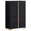 Commode 5 tiroirs noire-1932703452