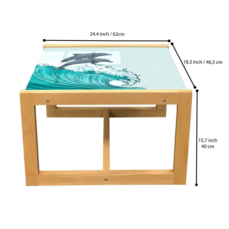 Jamontay Sled Coffee Table, 62cm H x 46cm W x 40cm D