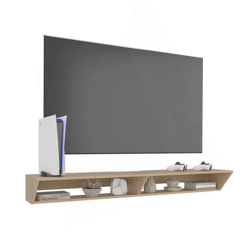 Meuble télé 65 po avec 3 tablettes ouvertes Russel