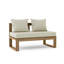 Circular Modular Outdoor Teak Bench-251334320