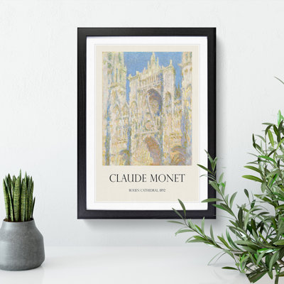 Rouen Cathedral Vol.2 by Claude Monet - Picture Frame Graphic Art